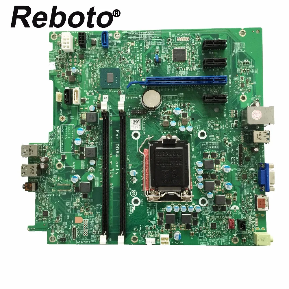 Reboto High quality For Dell 3046MT Desktop motherboard LGA1151 CN-0GCXFM 0GCXFM GCXFM DDR4 MainBoard 100% Tested Fast Ship Reboto High quality For Dell 3046MT Desktop motherboard LGA1151 CN-0GCXFM 0GCXFM GCXFM DDR4 MainBoard 100% Tested Fast Ship