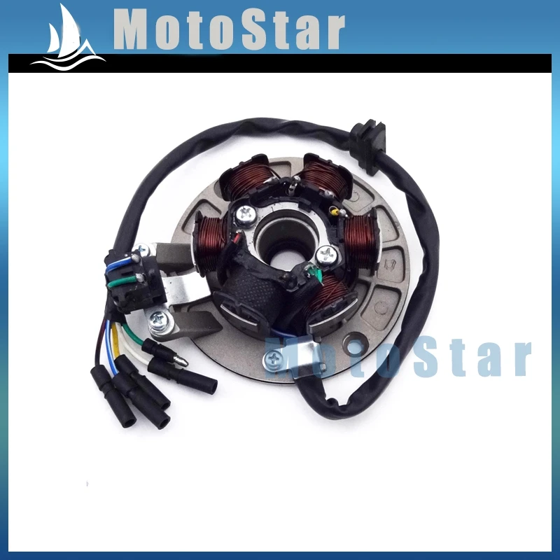 Мотоцикл 6 полюсов катушки статора Магнето для китайского Lifan 140cc двигатель яма