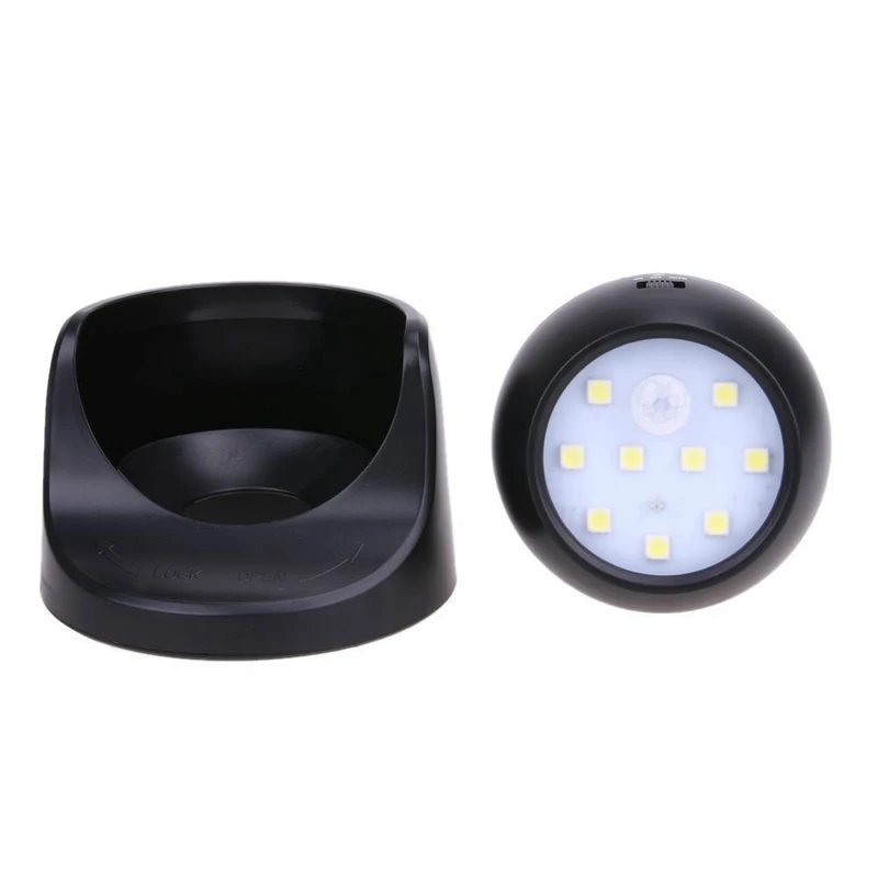 Operation Light Sensor Motion Sensor Night Light Rotation Portable Night Light Auto IR Infrared Luminary Lamp Children Kids Lamp LED 7
