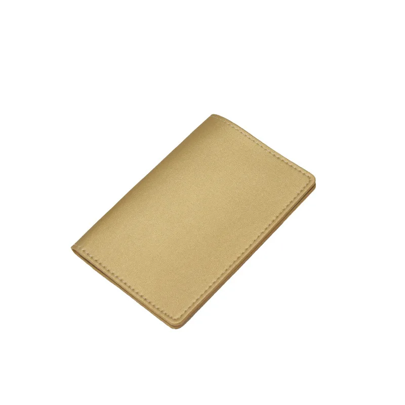 XZXBBAG, натуральная кожа, чехлы для паспорта, сумка унисекс, Модный чехол для паспорта, защитный рукав, бизнес кредитный держатель для карт - Цвет: Gold