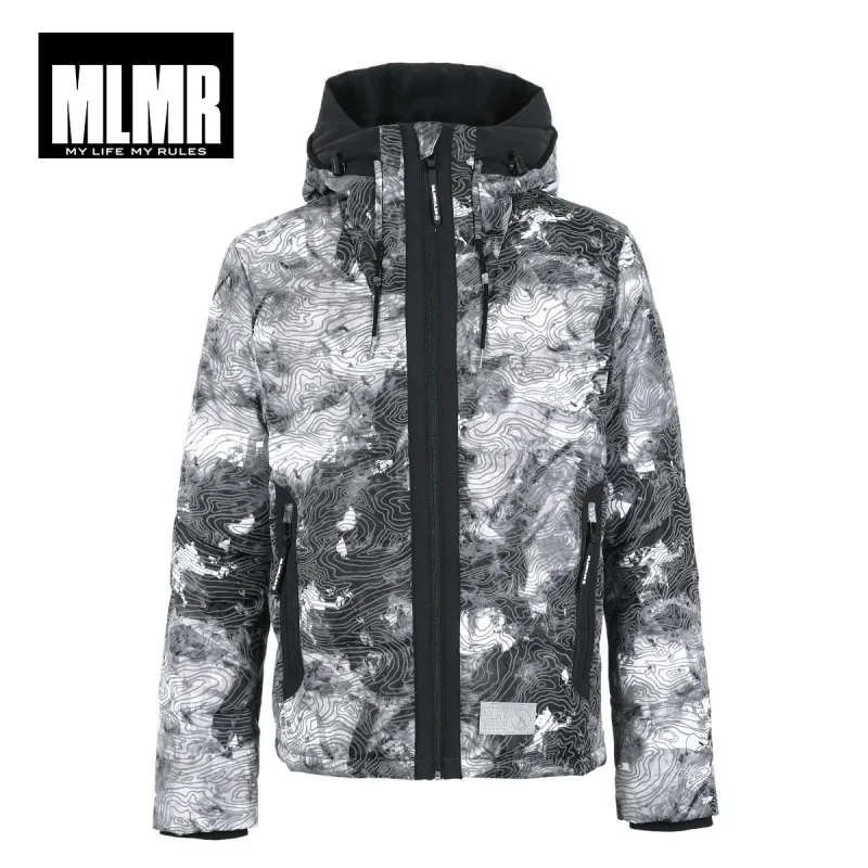 MLMR мужской пуховик с капюшоном и стоячим воротником M | 218312533|Пуховики|
