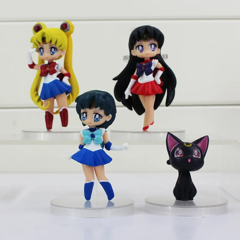 4 шт./лот 16 видов стилей Сейлор Мун цифры Цукино Sailor Юпитер Сатурн ртуть Venus Аниме