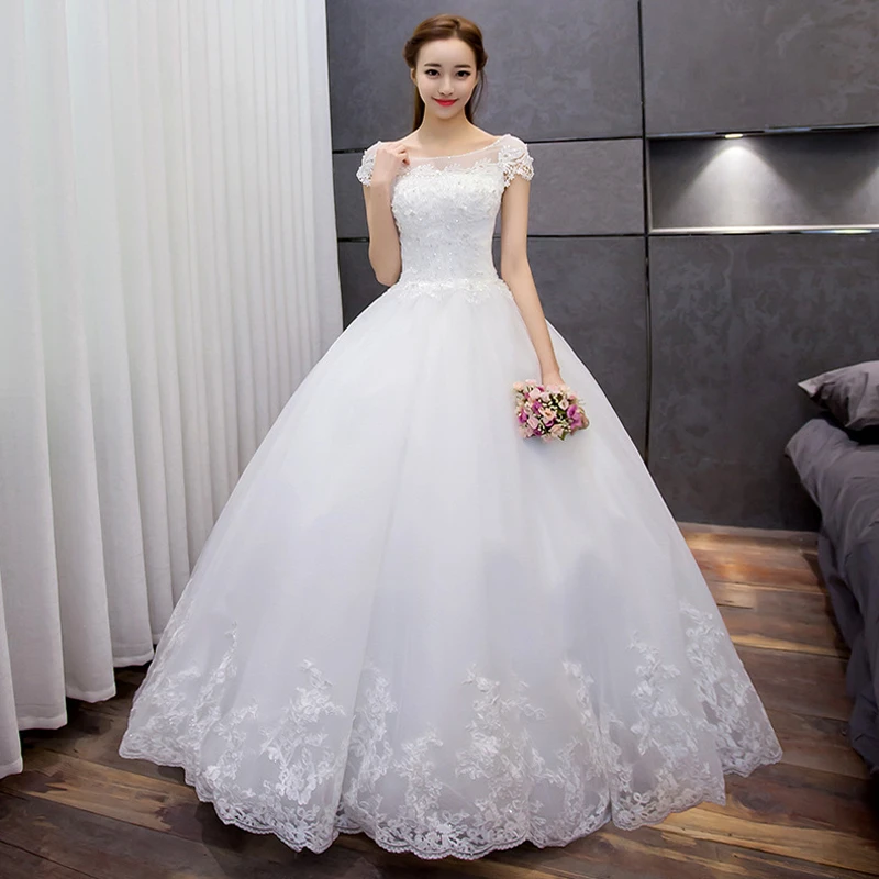 sequin a line gown