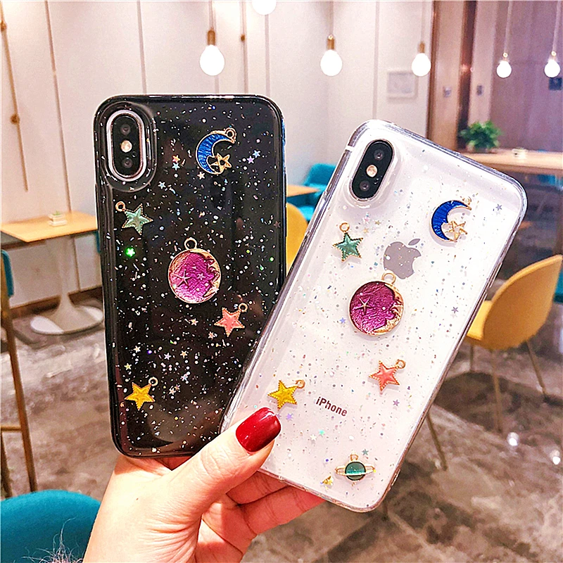 Чехол для телефона с космическими планетами и звездами iphone XS Max чехол XR X 6 7 8 plus