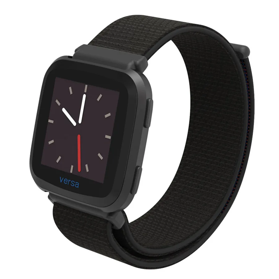 Сменный тканый нейлоновый ремешок для Fitbit Versa, Воздухопроницаемый регулируемый ремешок с застежкой, ремешок для часов Fitbit Versa, Смарт-часы