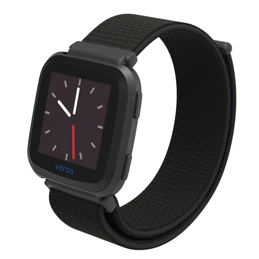  SCOMAS Replacement Woven Nylon Strap For Fitbit Versa Breathable Adjustable Closure Loop Watch Band - 32876435571