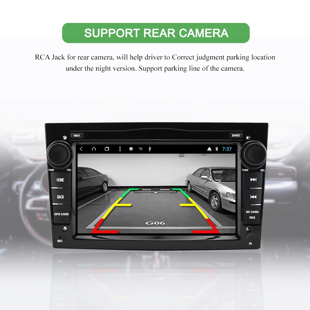 Best Bonroad 2Din Android 9.0 Car Video Multimedia Player For Opel Astra Vectra Antara Zafira Corsa GPS Navigation Wifi (No DVD) 8