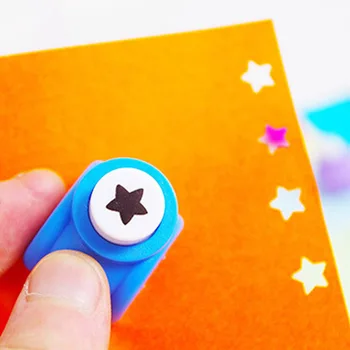 

Mini 10pcs Scrapbook Punches Handmade Cutter Card Craft Calico Printing DIY Flower Paper Craft Punch Hole Puncher Shape
