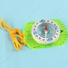 Навигационная плита путешествия линейка карта компас со шкалой скаутов Кемпинг Пешие прогулки зеленый