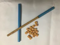 2019 23x1cm Blue Ejection Rod Game Sets Shoot Off Toy Baby Launching Toys Kids Shooting Gun With EVA Bullets Kit For Children 1