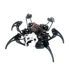 20DOF Aluminium Hexapod Robotic Spider Six Legs Robot Arm Frame Kit with 20pcs Servo horn for Arduino DIY