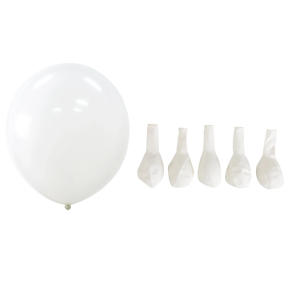 15 шт. 12 дюймов Свадебные украшения чистый белый латексный воздушный шар с днем рождения вечерние свадебные декорации Аксессуары для мероприятий - Цвет: White