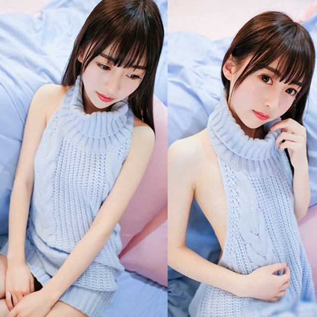 FORERUN Fall 2017 Fashion Virgin Killer Sweater Korean Off