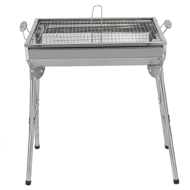 Household Camping Barrel Bbq Grill Oven High Grade Stainless Steel Household Camping Barrel Bbq Grill Oven High Grade Stainless Steel Charcoal Portable Party Accessories