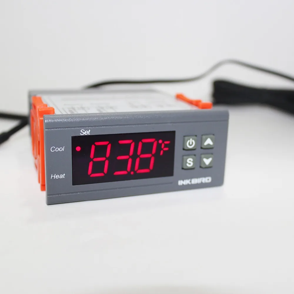 220 V Dispositivo per il Controllo della Temperatura Inkbird ITC-1000 Relè con Sensore e Termostato di Riscaldamento e Raffreddamento 