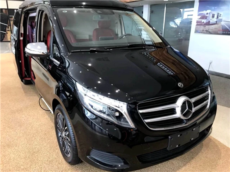 Автомобиль ABS хромированные, для передних фар чехол накладка для Mercedes-Benz W447 Vito V260