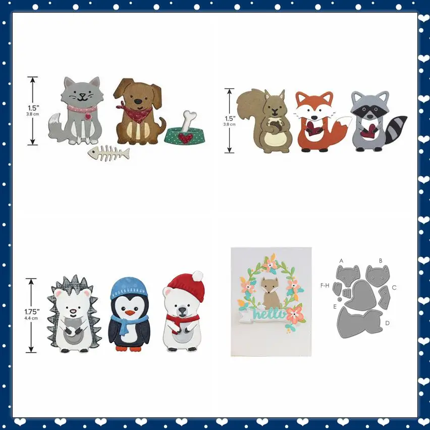 

Various Animals Metal Cutting Dies Stencil Scrapbooking Album Photo DIY Craft New 2019 Stencil Paper Cards Embossing