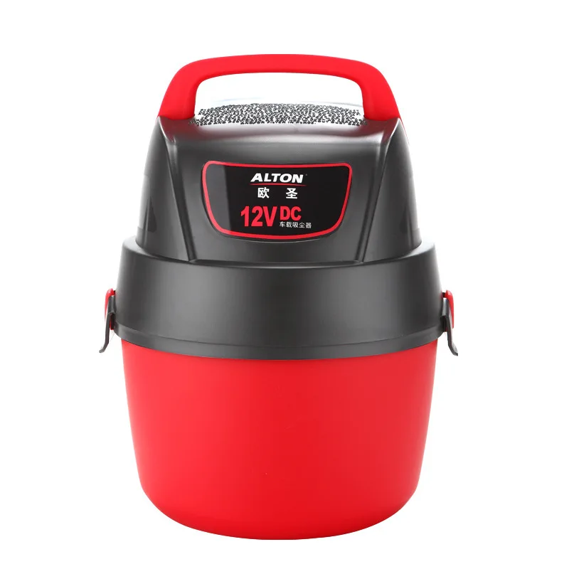 

4L Large Capacity Dust Tub Professional Car Vacuum Cleaner with Circle Brush and Replace Soft Pump 5.5m Wire Wet & Dry Dual Use