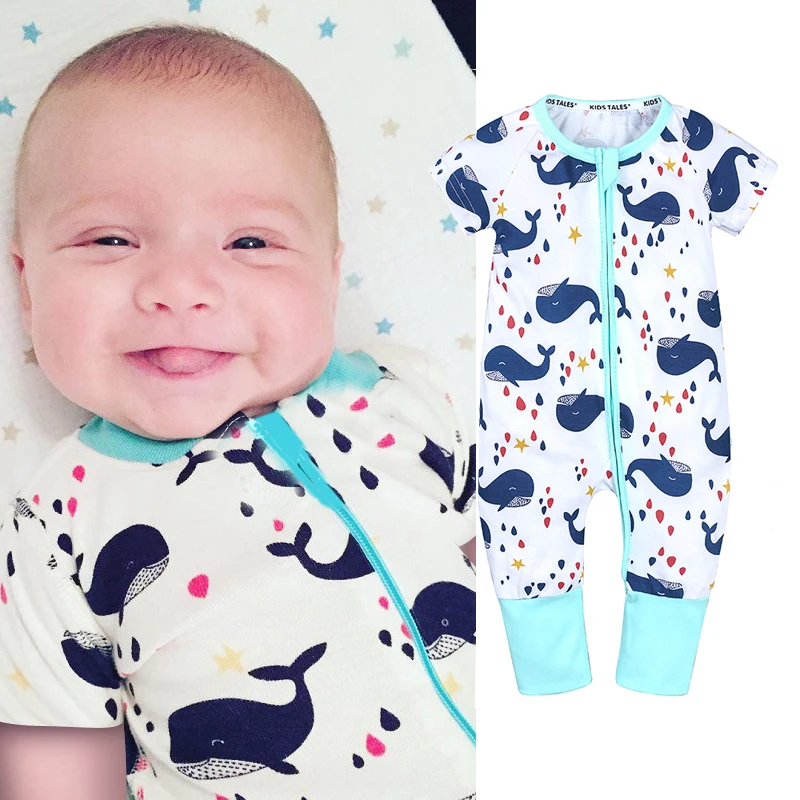 XT 364 baby clothes short Sleeve cartoon infantis baby clothing romper