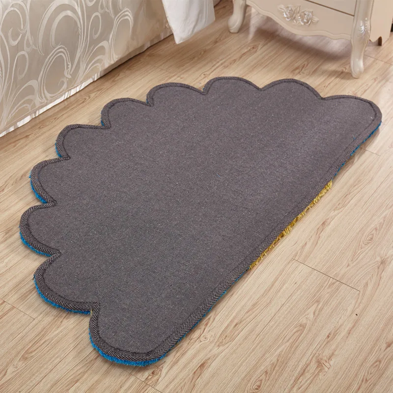 80x150 см секторный ковер утолщенный 3D с цветами нескользящее одеяло для спальни