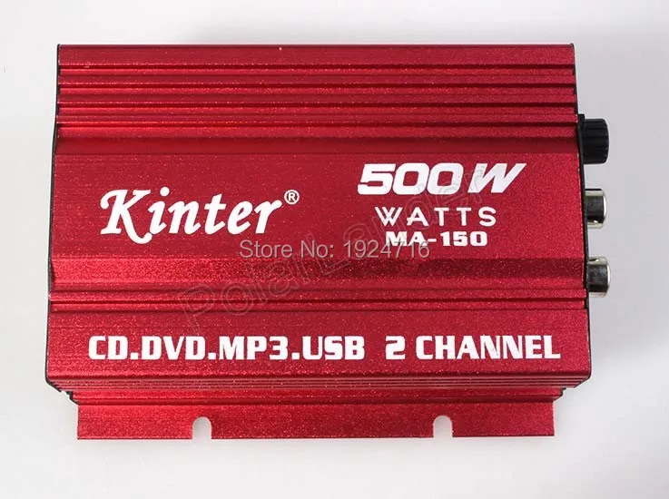 Высокое качество новая горячая распродажа Kinter MA150 мини-usb зарядное устройство для авто усилитель для мотоцикла цифровой аудио MP3 плеер FM радио