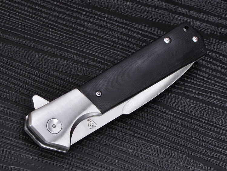 VOLTRON V20 Folding Knife 440C Blade Steel Head G10 Handle Tactical Survival Camping Hunting Knife Assisted Folding Army Knife
