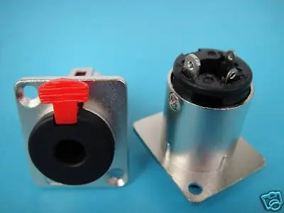 

1PCS In-Line Locking 1/4" TRS Female Plug Jack Socket 2036