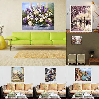 

40x50cm DIY Digital Oil Paintings By Number Kit Linen Canvas Paint Home Decor Decorative Unframe Wall Art Paintings
