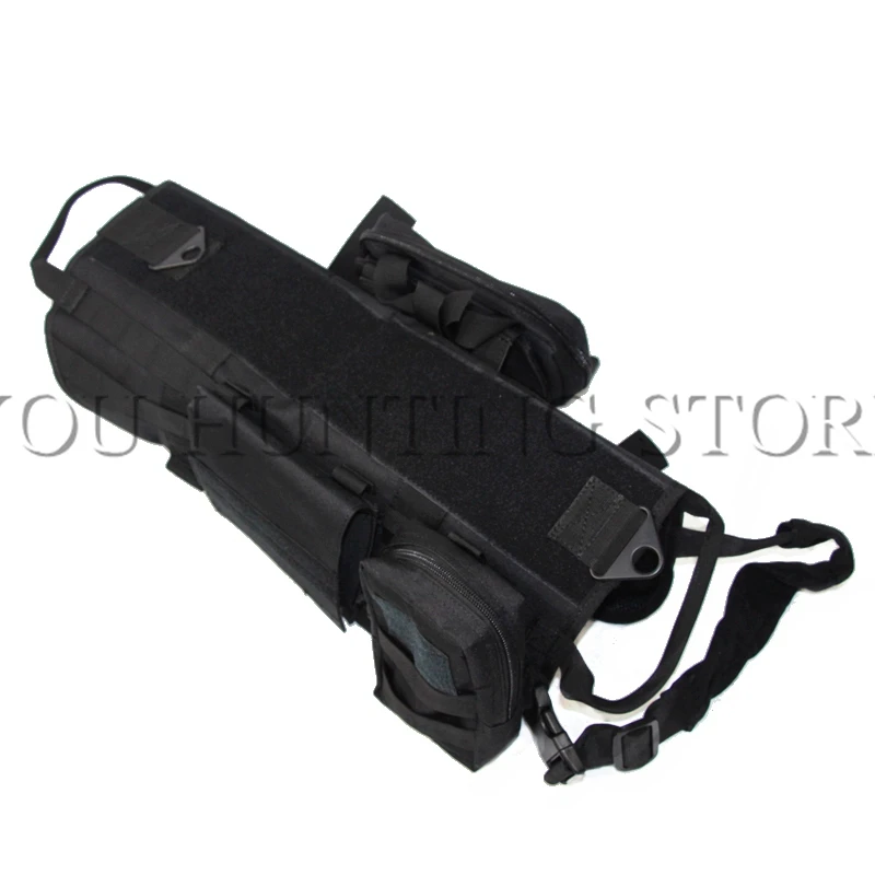 

Tactical Patrol Dog Vest Suit Load Bearing Harness Law Enforcement Multifunction Vest with 3 Pouches Hunting Airsoft Dog Clothes