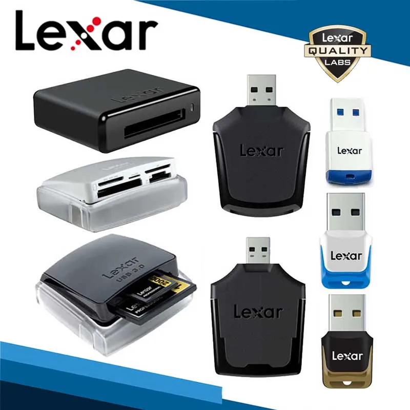 Lexar кард-ридер Профессиональный высокоскоростной USB память Micro SD TF XD SDHC SDXC Cfast адаптер флеш-накопитель