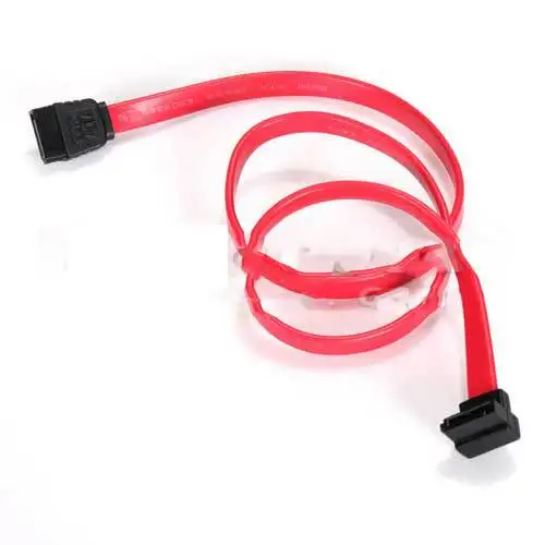 EnjoyShop Right Angle To Straight SATA HDD Hard Driver Cable Red | Электронные компоненты и принадлежности