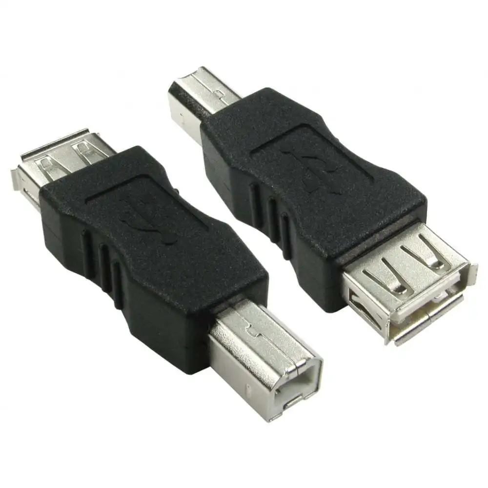 200 шт./лот USB 2 0 Тип A гнездо к B штекер расширение принтера адаптер конвертер |