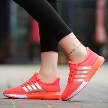 New Breathable Women Light Weight Casual Gym Jogging Shoes Female Flat Shoes Tenis Feminino Trainers Zapatillas Deportivas Mujer
