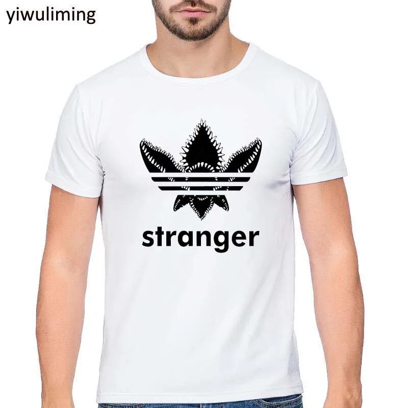 

Funny Design Stranger Things T-Shirt 2019 Summer Upside Down Eleven Tshirt Short Sleeve O-neck Male T Shirt Homme