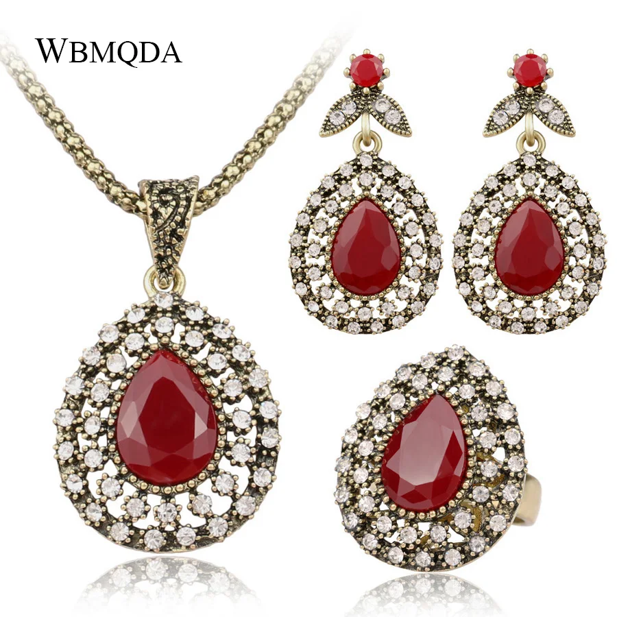 Fashion Drop Water Shape Jewelry Set