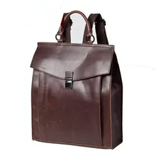 Винтажный Мужской рюкзак, женский кожаный рюкзак Crazy horse, Повседневная сумка, большой школьный рюкзак для ноутбука, мужские дорожные сумки