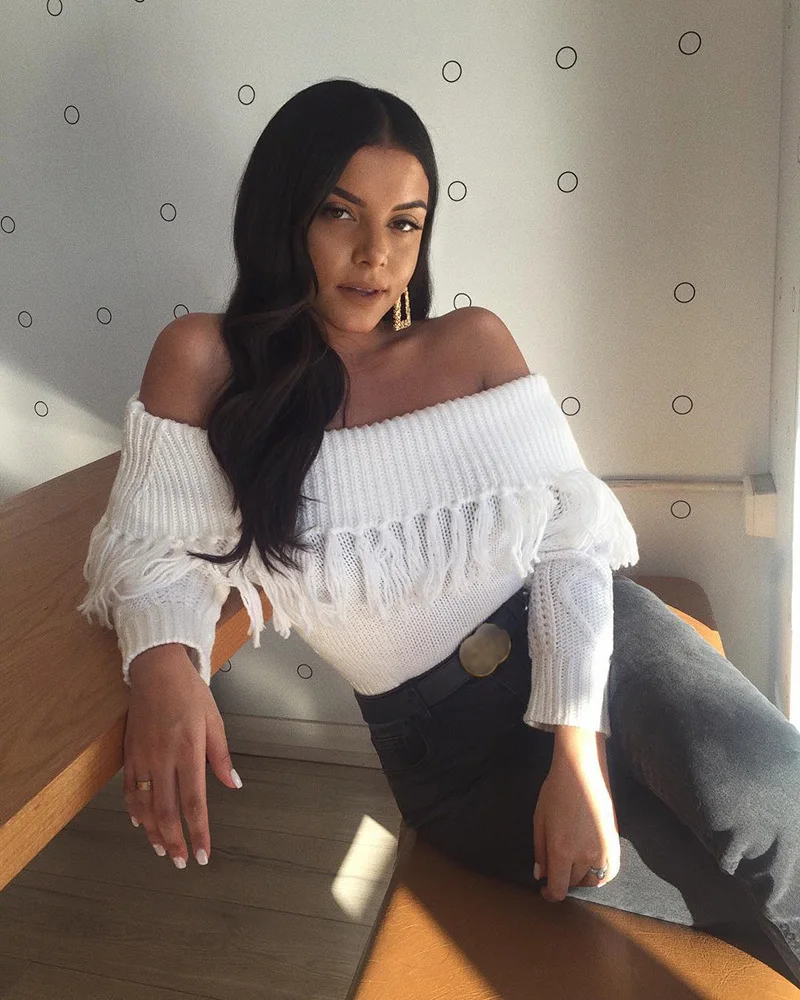 Off The Shoulder Sweater Women (13)