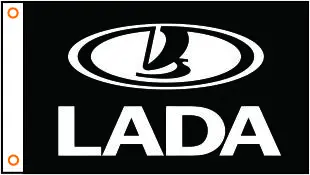 

car flag custom flag car LADA banner 3x5ft 100% Polyester 02