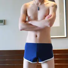 Мужские шорты для активного отдыха удобные боксеры для упражнений Мужское нижнее белье повседневные домашние штаны мужские боксеры свободные мужские плавки боксеры шорты