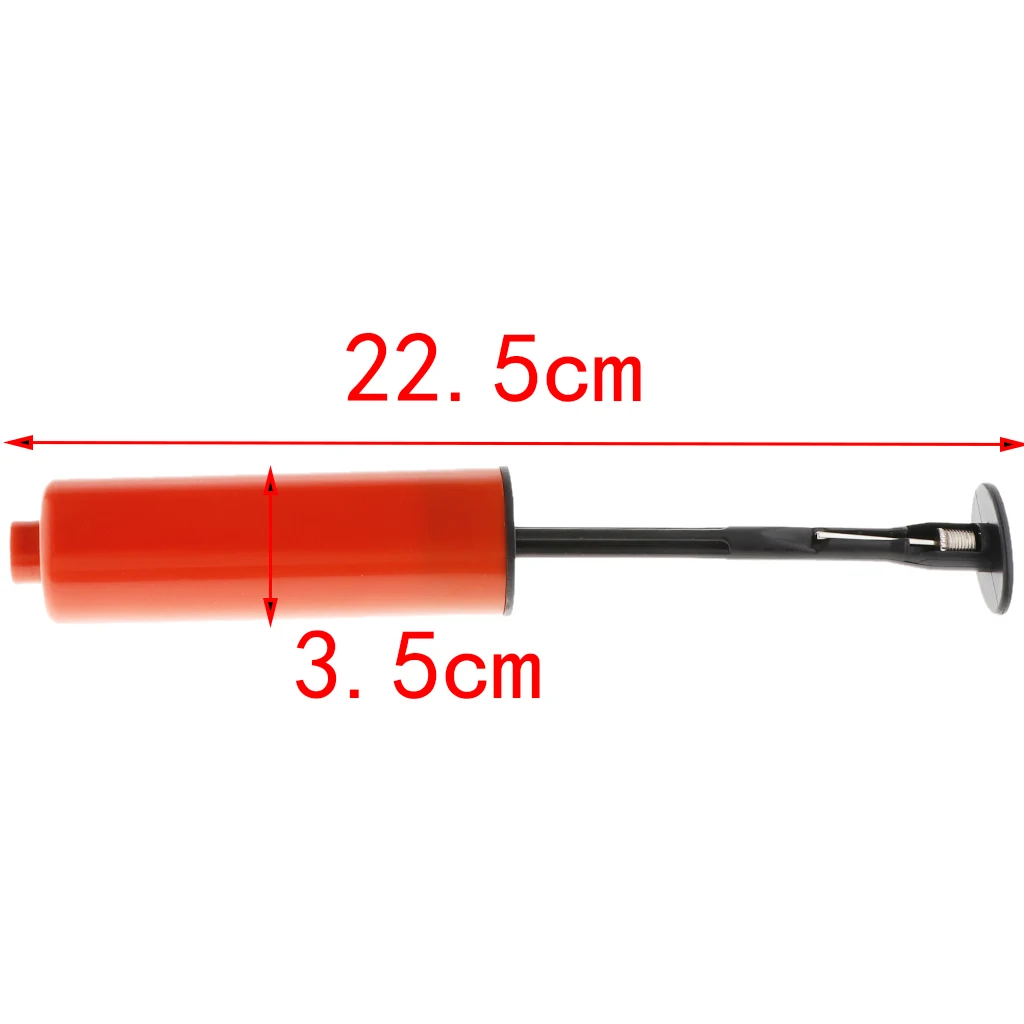 Portable Hand Push Ball Pump Mini High Pressure Ball Inflation Pump with Needle for Basketball Volleyball Soccer Football