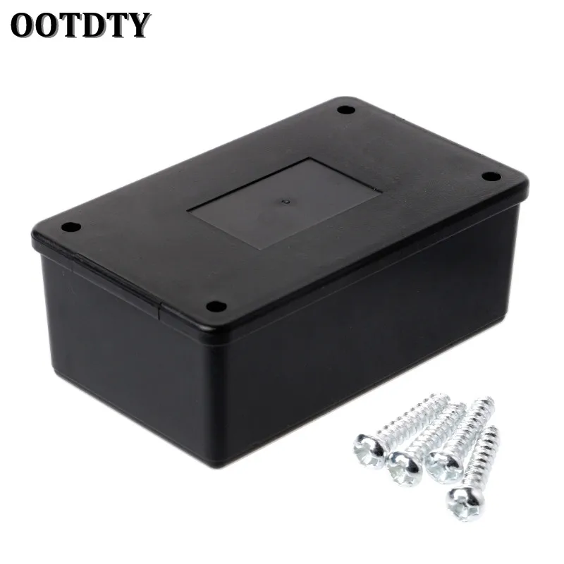 

OOTDTY ABS Plastic Electronic Enclosure Project Box Black Waterproof 103x64x40mm Electrical Connector