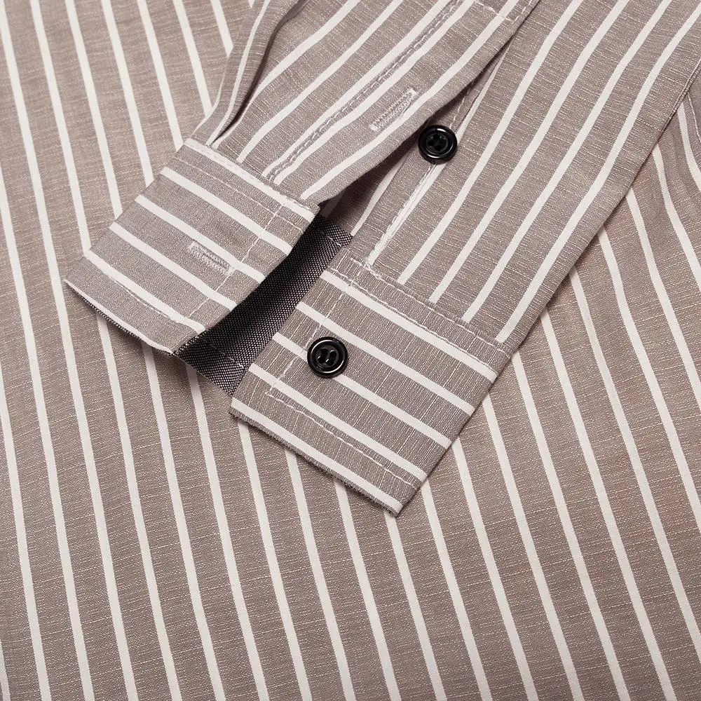 FREDD MARSHALL летняя модная полосатая рубашка для мужчин, Повседневная деловая рубашка с длинным рукавом, мужская хлопковая одежда FM166
