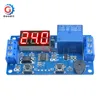 Minuterie numérique LED 12V DC, relais de Cycle, minuterie de retard, panneau de commande, interrupteur, déclencheur, Module Programmable pour voiture automatique avec Buzzer ► Photo 3/6
