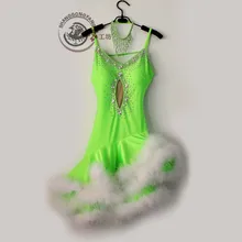 Стиль Костюмы для латинских танцев сексуальный костюм для взрослых со стразами, спандекс, конкурс латиноамериканских танцев, платье для женщин, Детские платья для латинских танцев