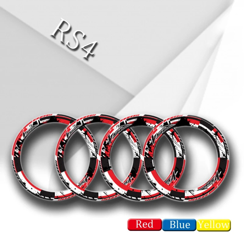 

4 X Thick Edge Outer Rim Sticker Stripe Wheel reflective stickers Fit APRILIA rs4