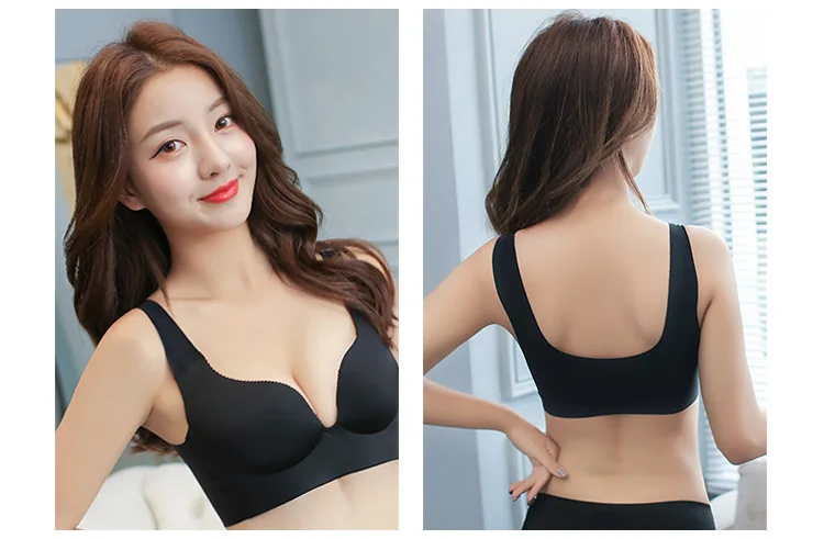 Jerrinut Women Bra Sexy Seamless Push Up Bra Wire Free Underwear Bras For Women Bralette Intimates Female Underwear 11 (2)