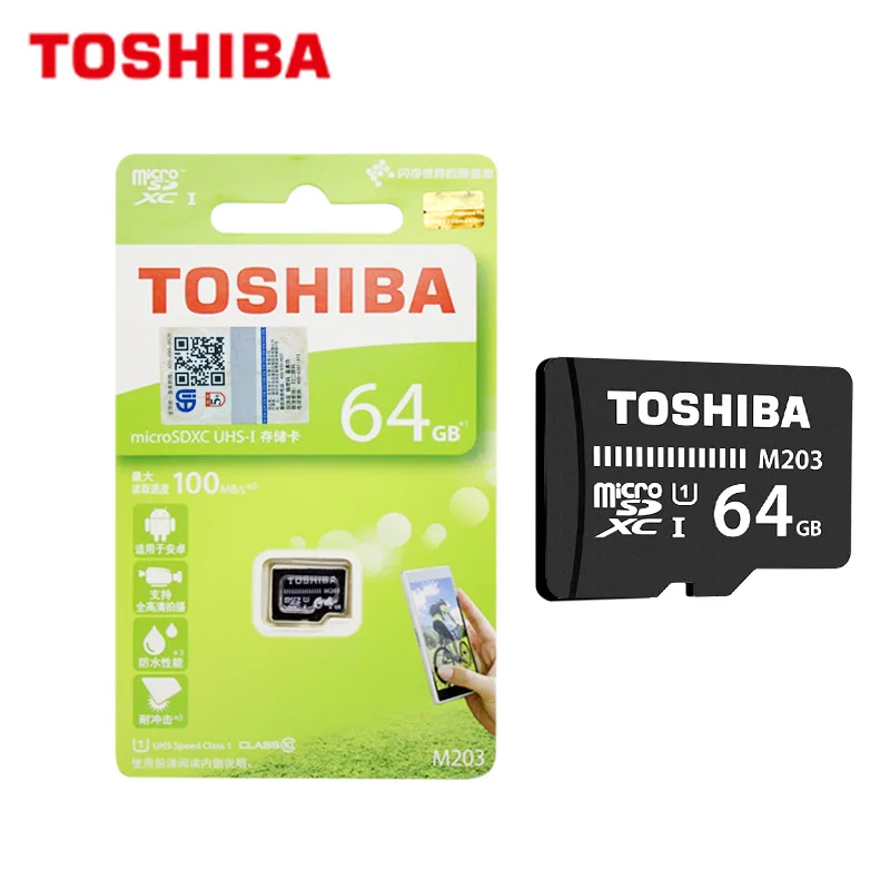 TOSHIBA 128GB флэш-карта памяти U1 64 ГБ, Micro SD карта, UHS-I флеш-карты 100 МБ/с. SDXC 32 Гб оперативной памяти, 16 Гб встроенной памяти SDHC полный карта HD TF для Android