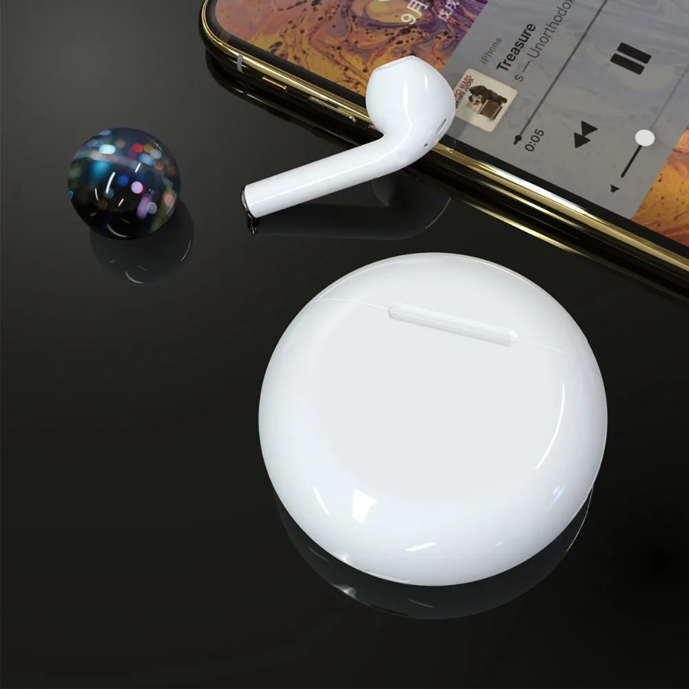 Seovo круглые i51 Tws наушники вкладыши беспроводные Bluetooth Flypods стереонаушники V5.0