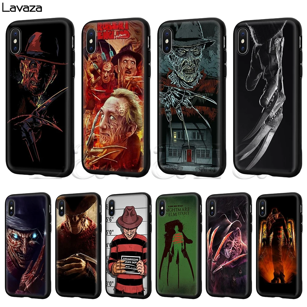 

Lavaza Freddy Krueger Silicone Soft Case for iPhone 11 Pro XS Max XR X 8 7 6 6S Plus 5 5S SE