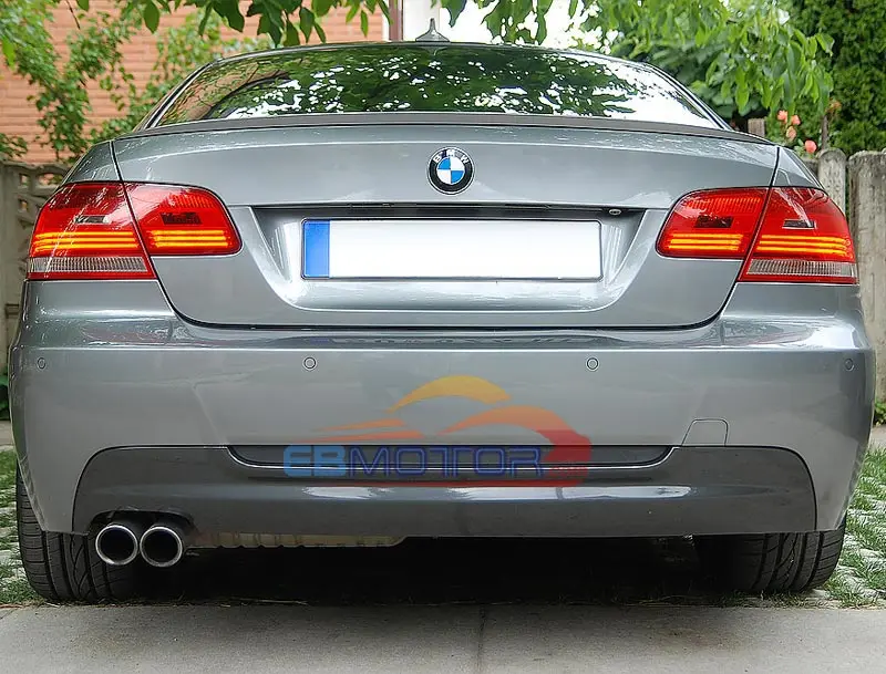 Задний диффузор из углеродного волокна для BMW 3 серии E92 Coupe 328 330 Mtech M-Sport, односторонняя модель 07-12 B178